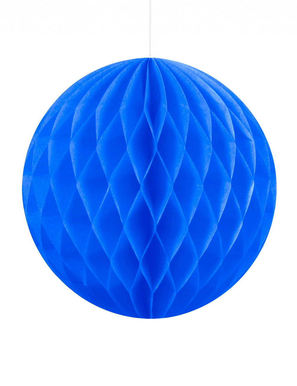 Papierwabe Blau Kugel