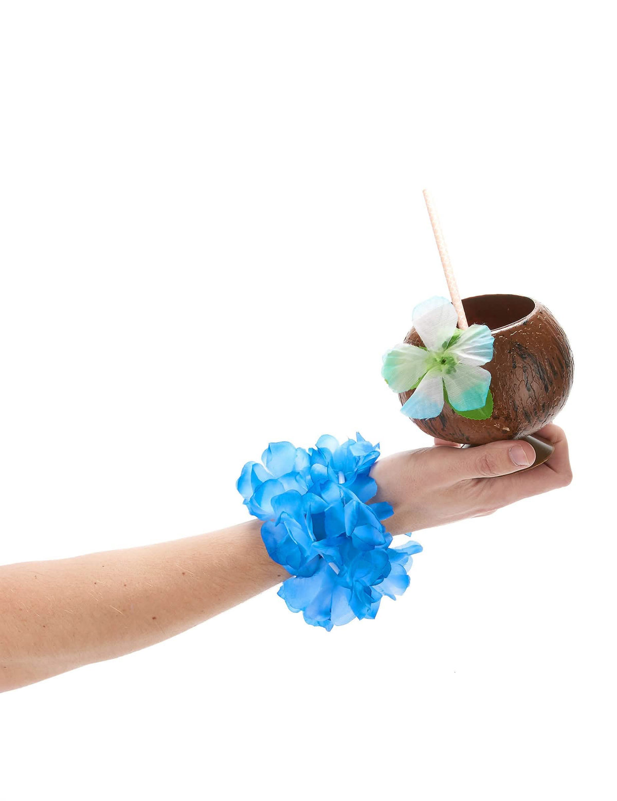 Ansicht des getragenen Hawaii-Armbands