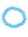 Bracelet de perles pour adulte bleu