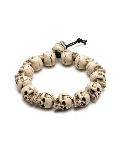Armband mit Totenköpfen für Erwachsene