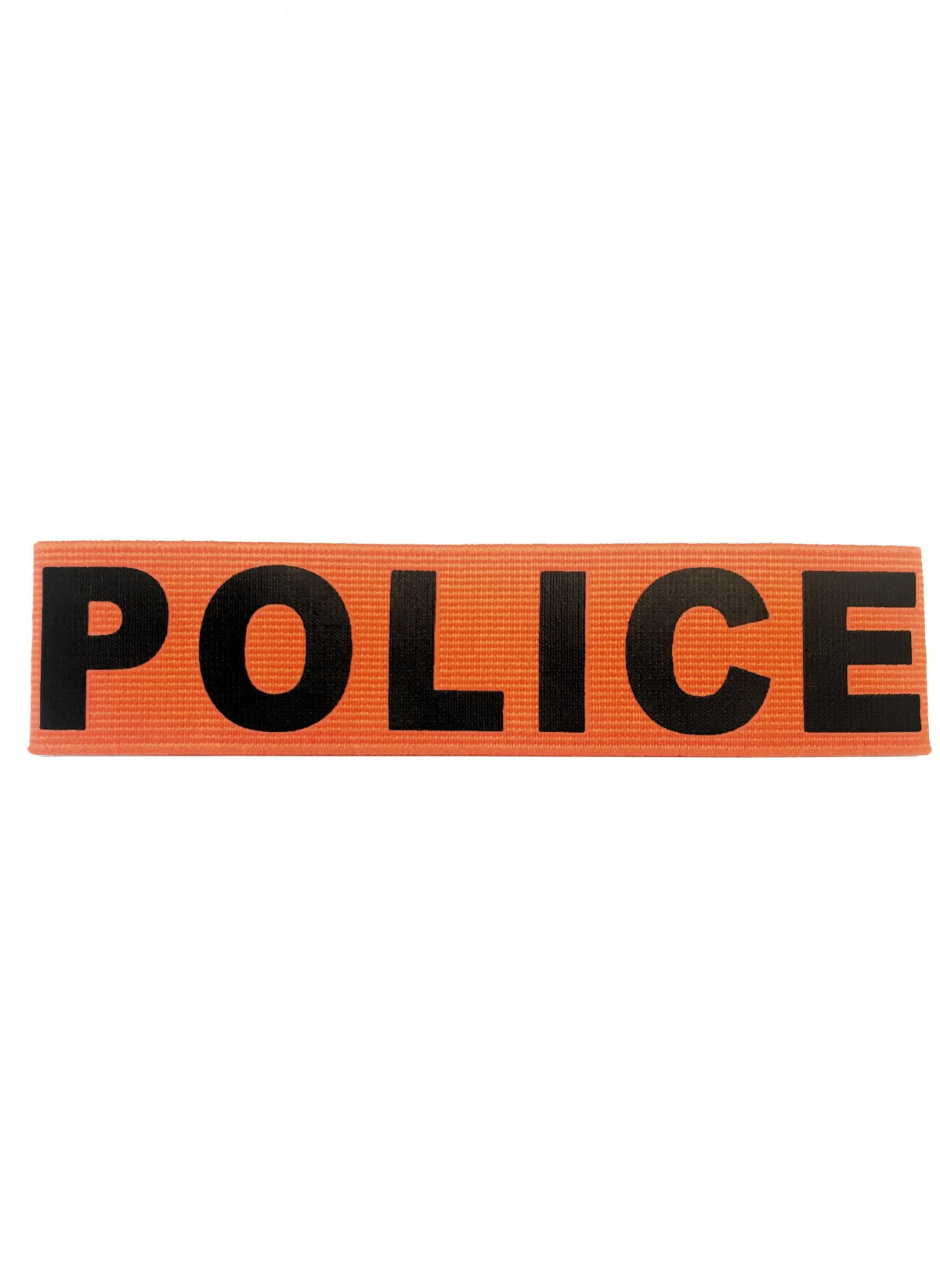 Odnungshüter Polizei-Armbinde Accessoire für Erwachsene schwarz-orange