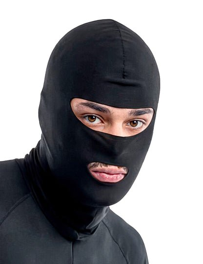 Schwarze Kapuze für Erwachsene