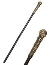 Goldenes Zepter Kostüm-Accessoire schwarz-gold 80 cm 