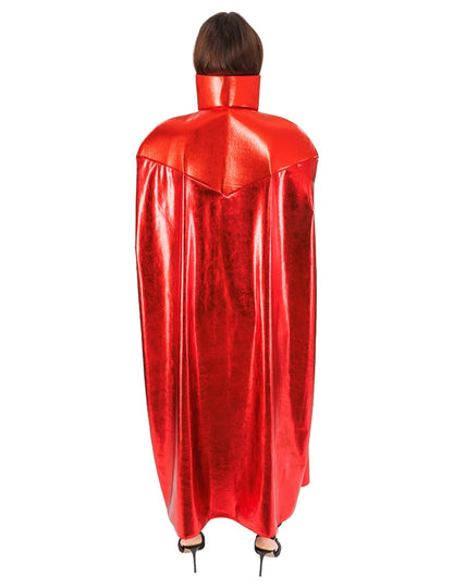 Glänzendes rotes Cape - 140 cm