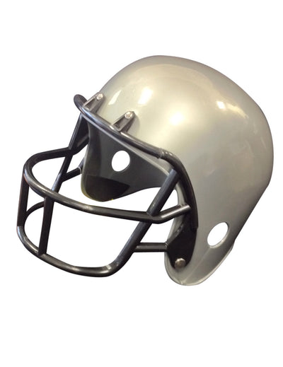 Casque de footballeur américain pour enfant gris