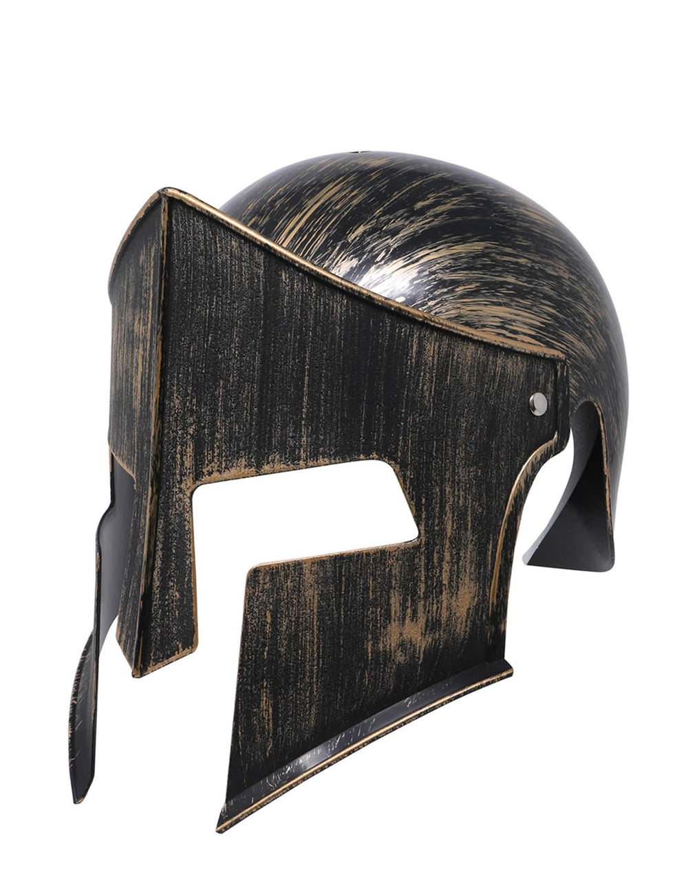 Seitenansicht des Gladiatorhelms für Kinder