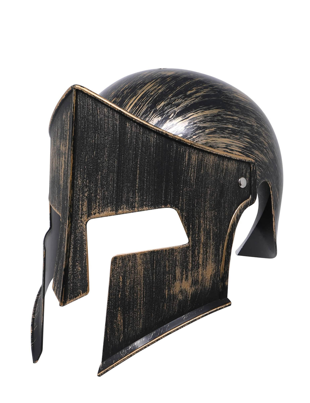 Seitenansicht des Gladiatorhelms für Kinder