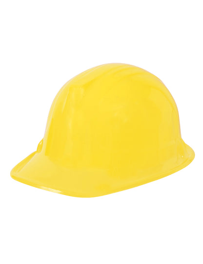 Casque ouvrier du batiment jaune adulte
