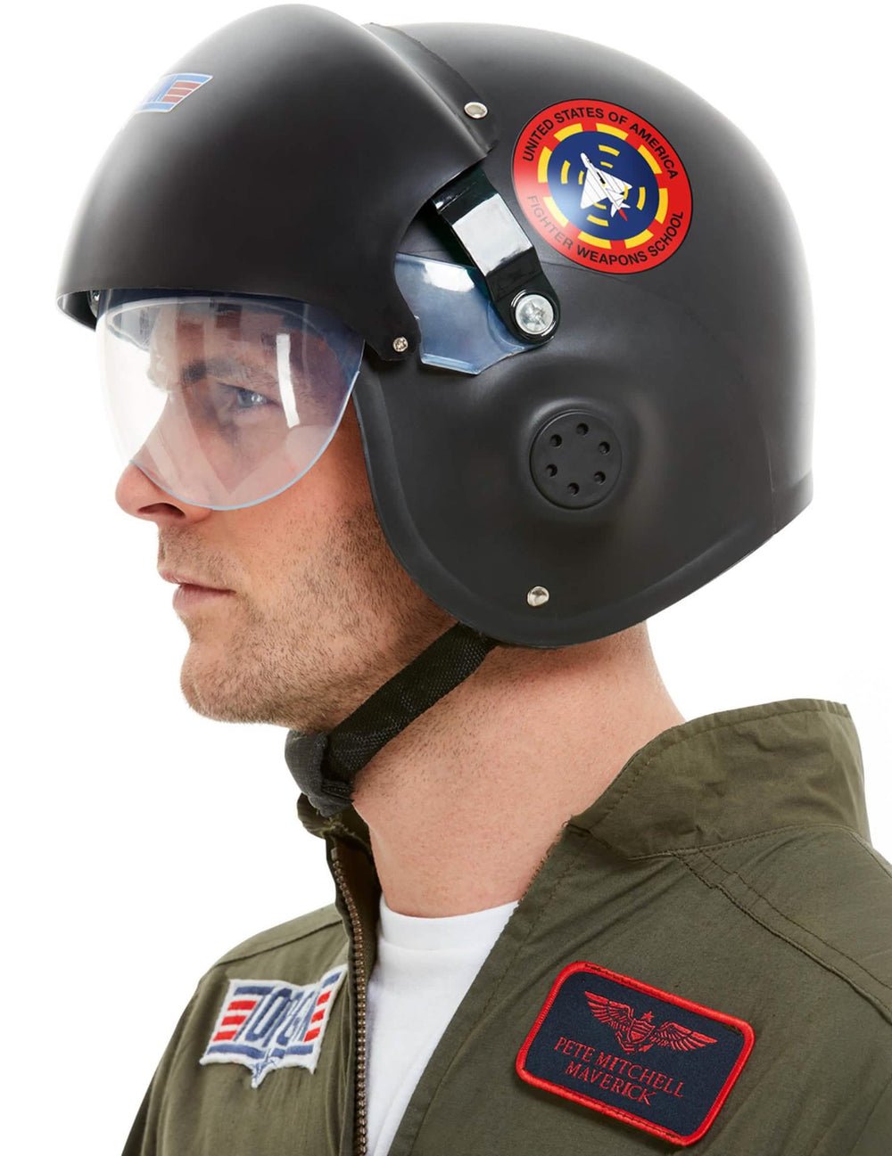 Détail du logo latéral du Casque Top Gun™ Deluxe