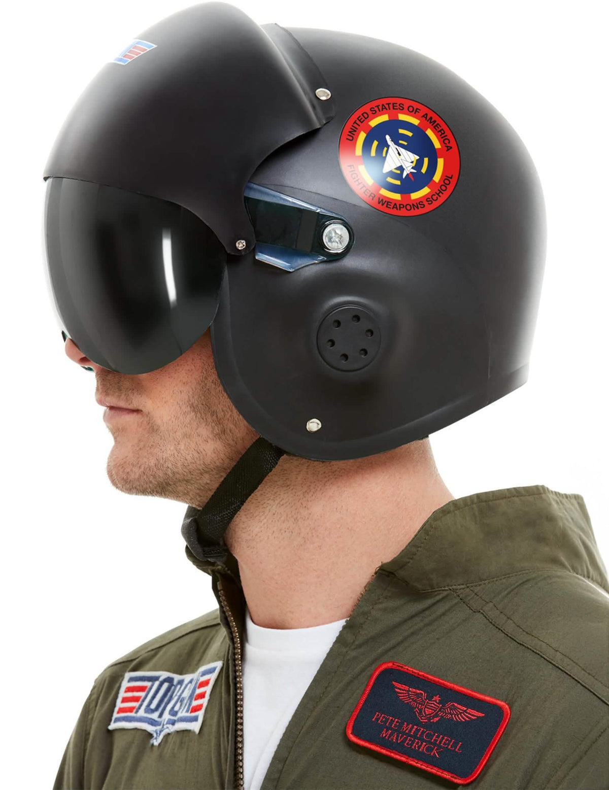 Vue de profil du Casque Top Gun™ Deluxe