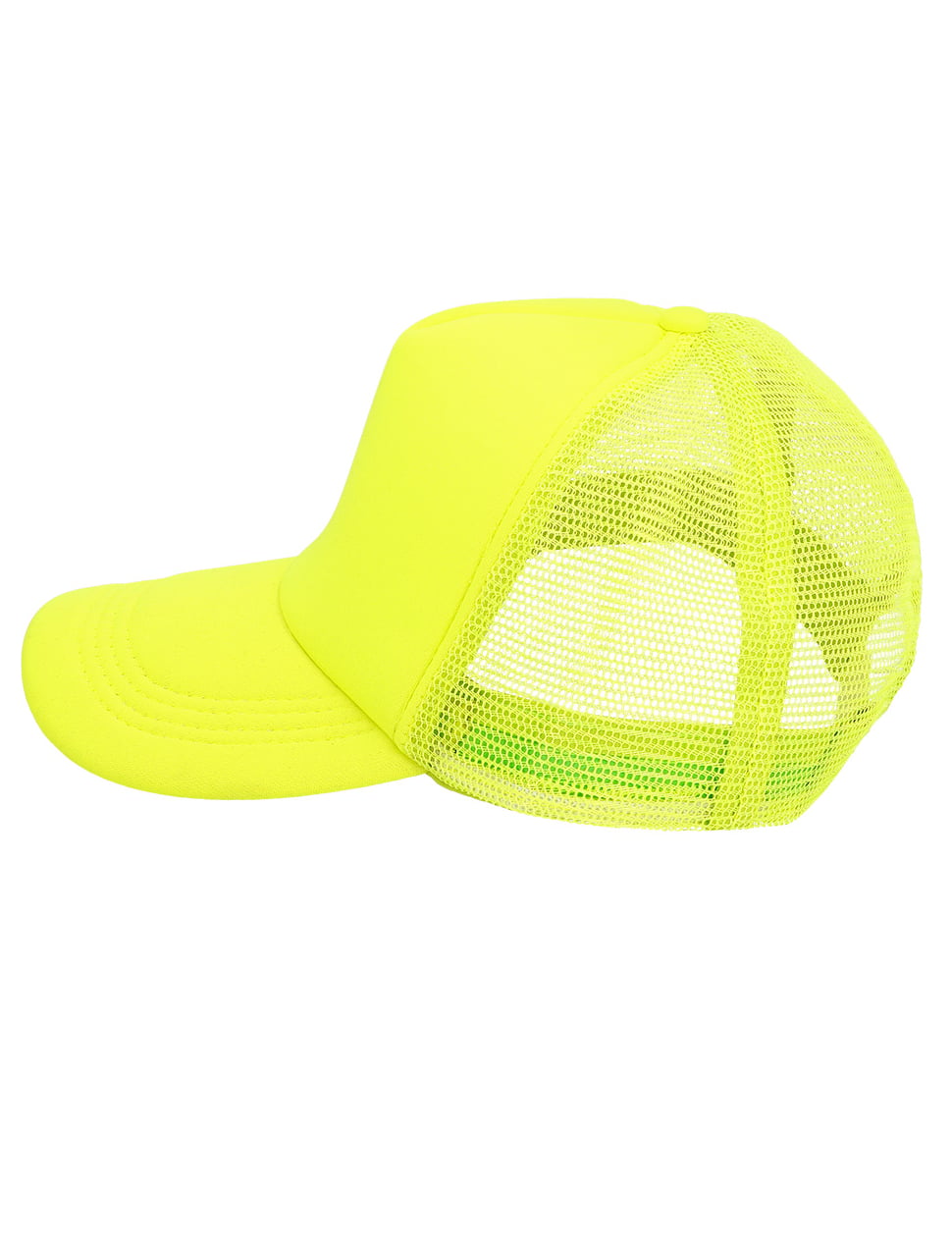 Neongelbes Basecap für Erwachsene