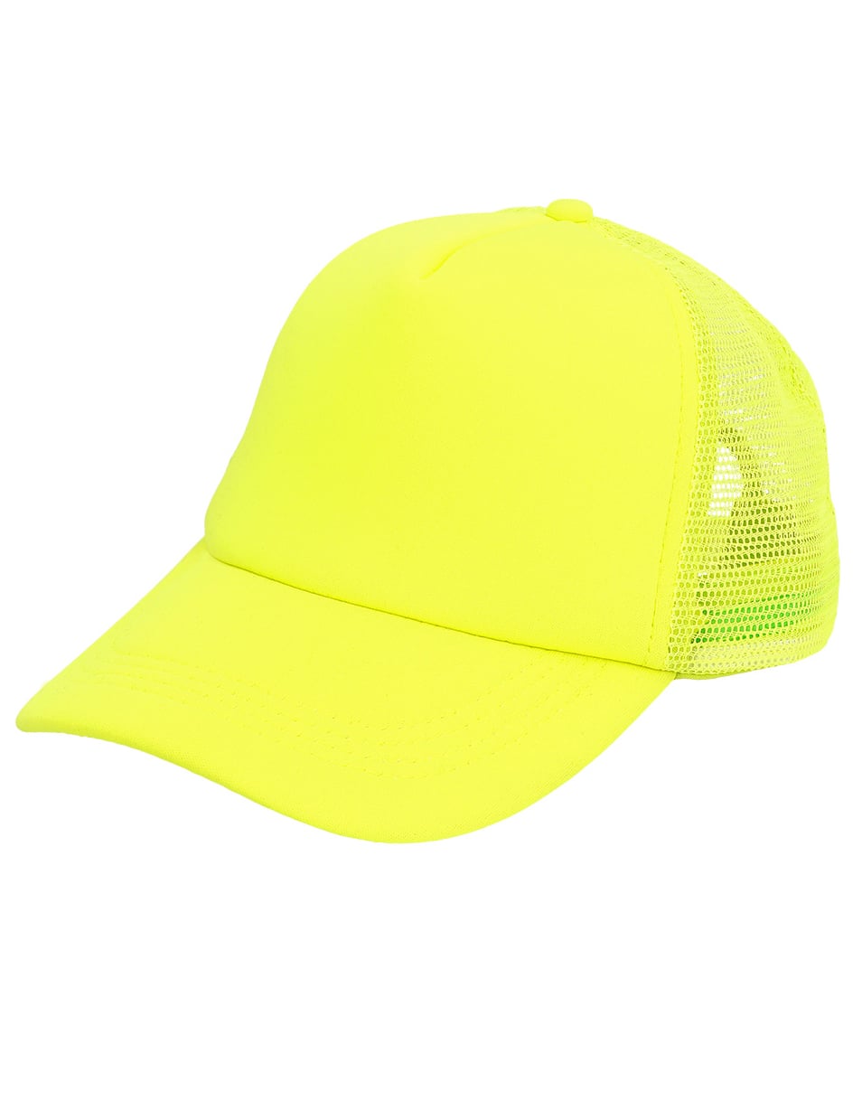 Neongelbes Basecap für Erwachsene