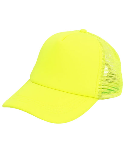 Neongelbes Basecap für Erwachsene