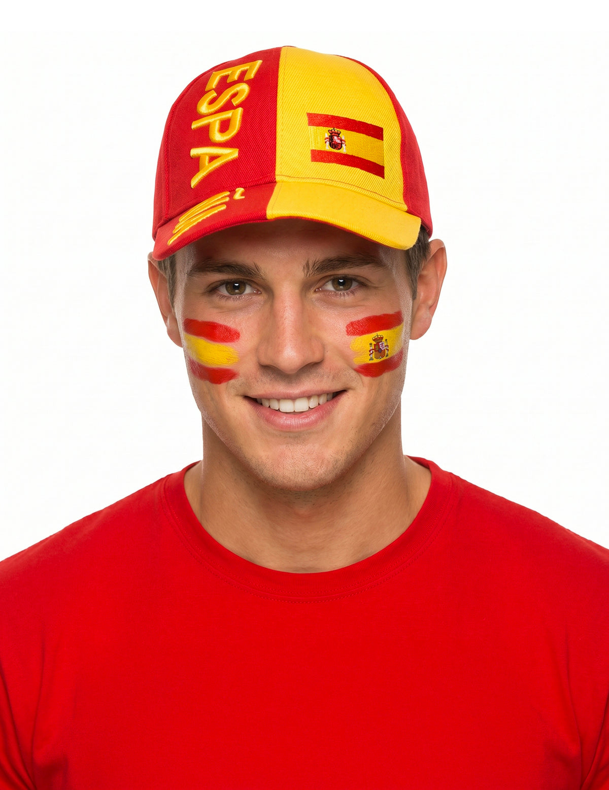 Spanien Fan-Kappe für Erwachsene