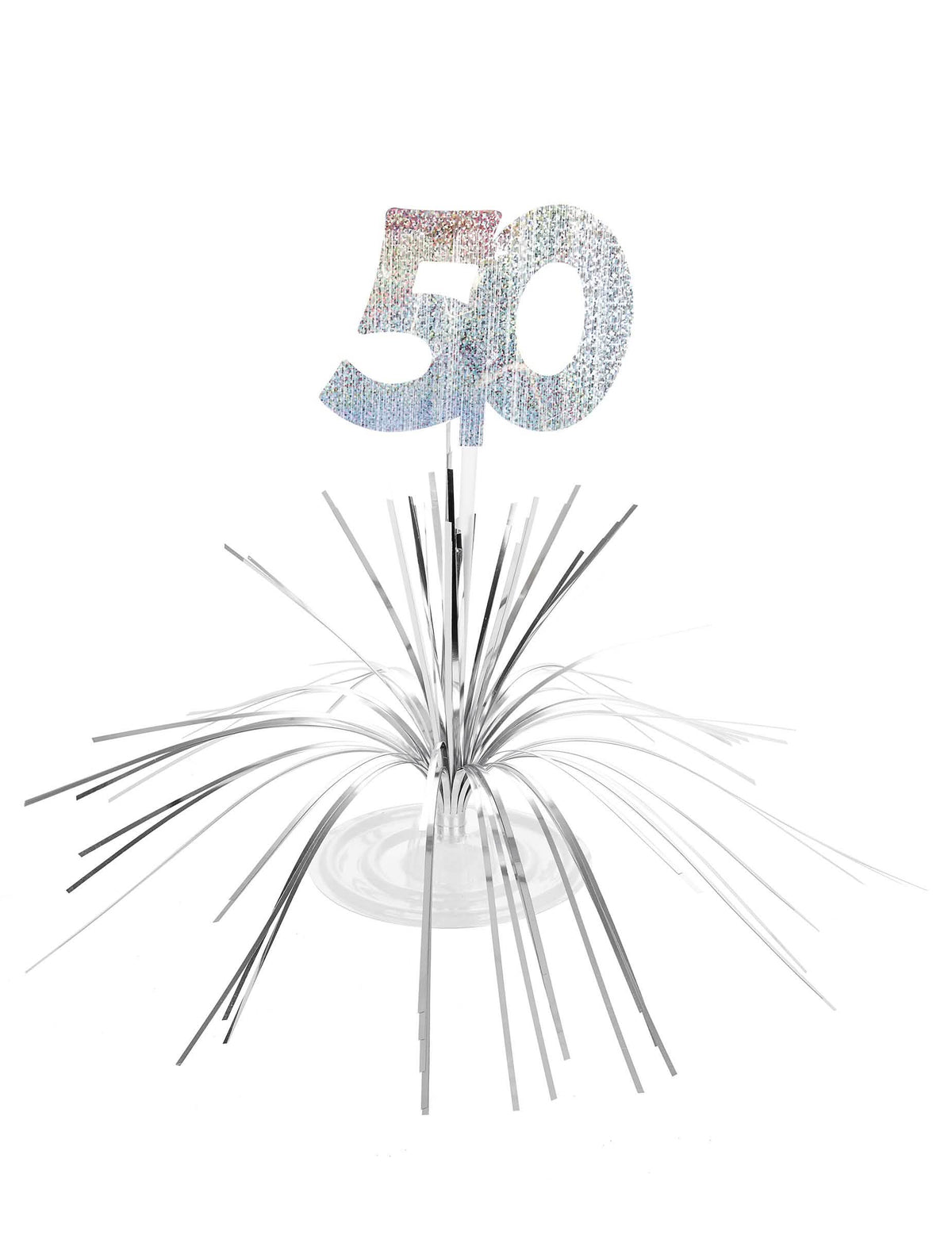 Tischdekoration 50. Geburtstag für funkelnden silbernen Geburtstag