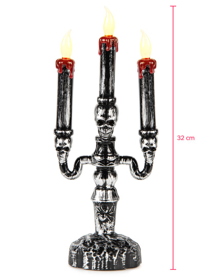 Gruseliger Armleuchter LED 32cm