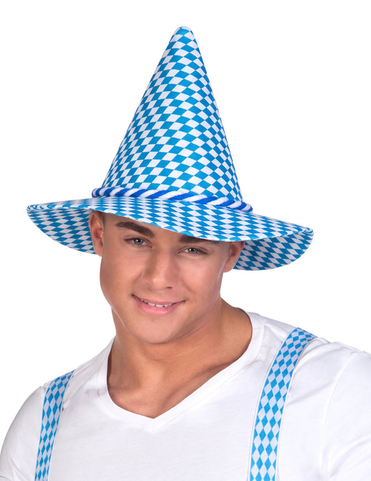 Bayern-Hut für Erwachsene blau-weiß