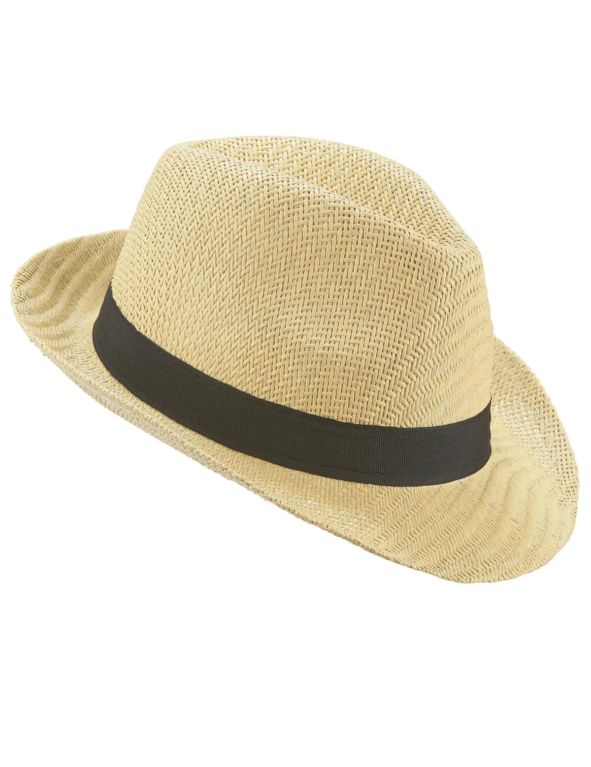 Borsalino-Hut für Erwachsene mit schwarzem Band