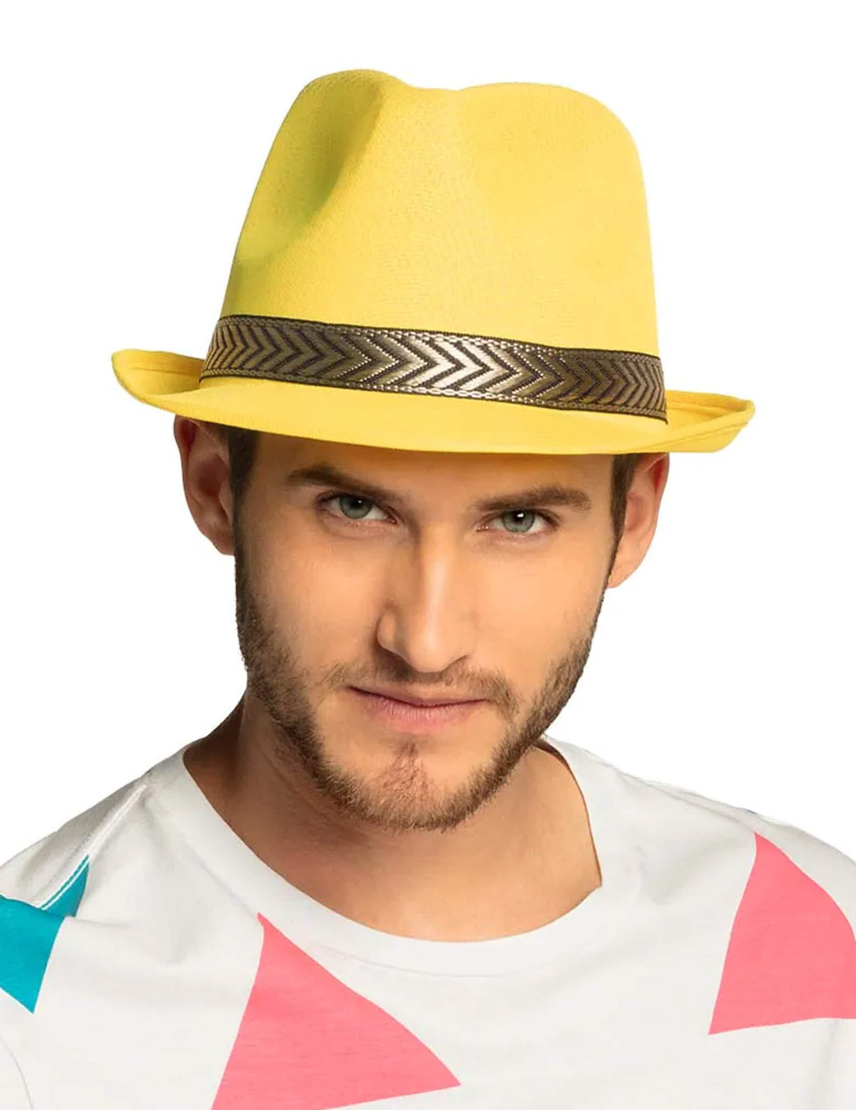 Vorderansicht des Borsalino-Trilby-Huts für Erwachsene