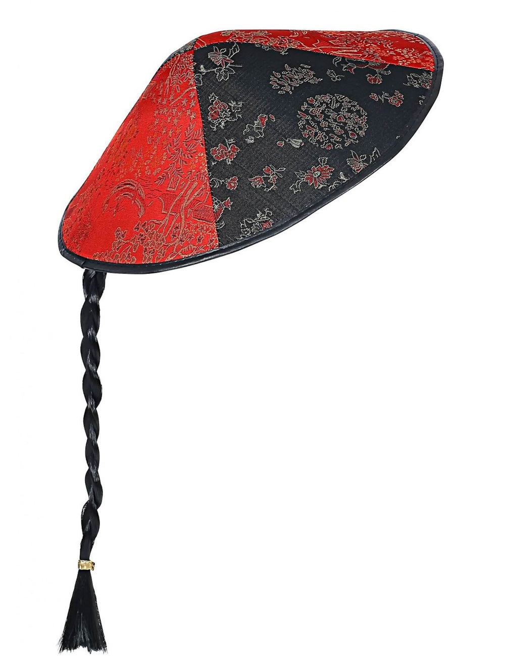 Seitenansicht des chinesischen Huts