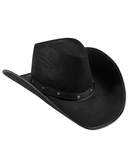 Cowboy-Hut in schwarz für Erwachsene