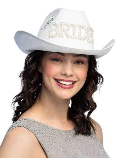 Perlen-Cowboyhut Braut Damen