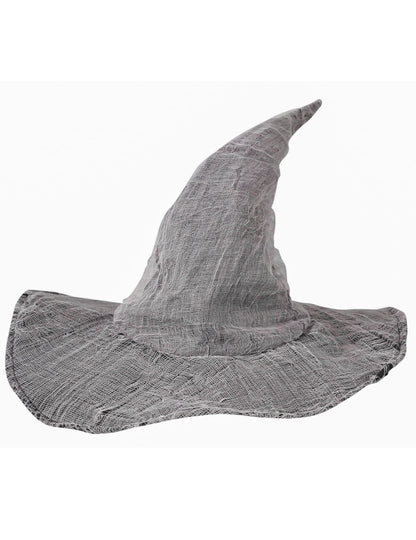 Vue de profil du chapeau de sorcier pour adulte
