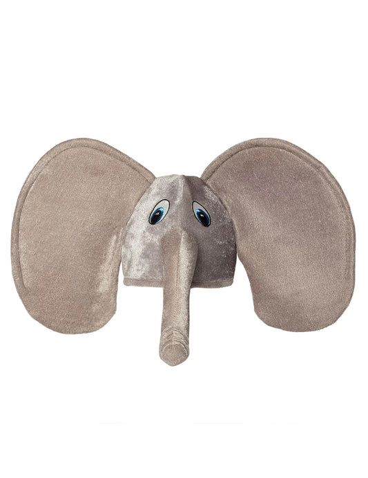 Vue de face du chapeau éléphant pour adulte