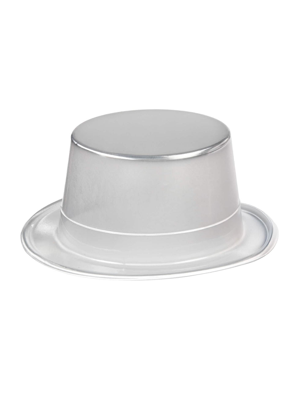 Vue de profil du chapeau haut de forme brillant