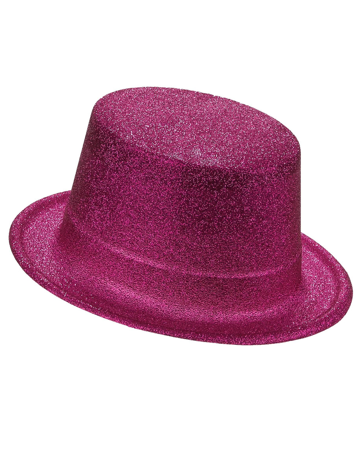 Glitzernder Party Zylinder für Erwachsene pink