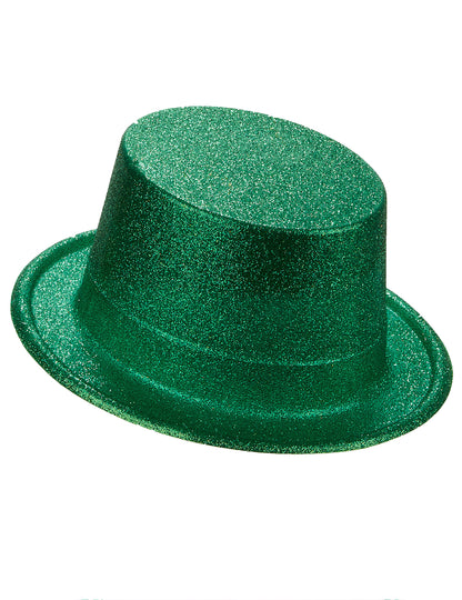 Grüner Glitzer Zylinder