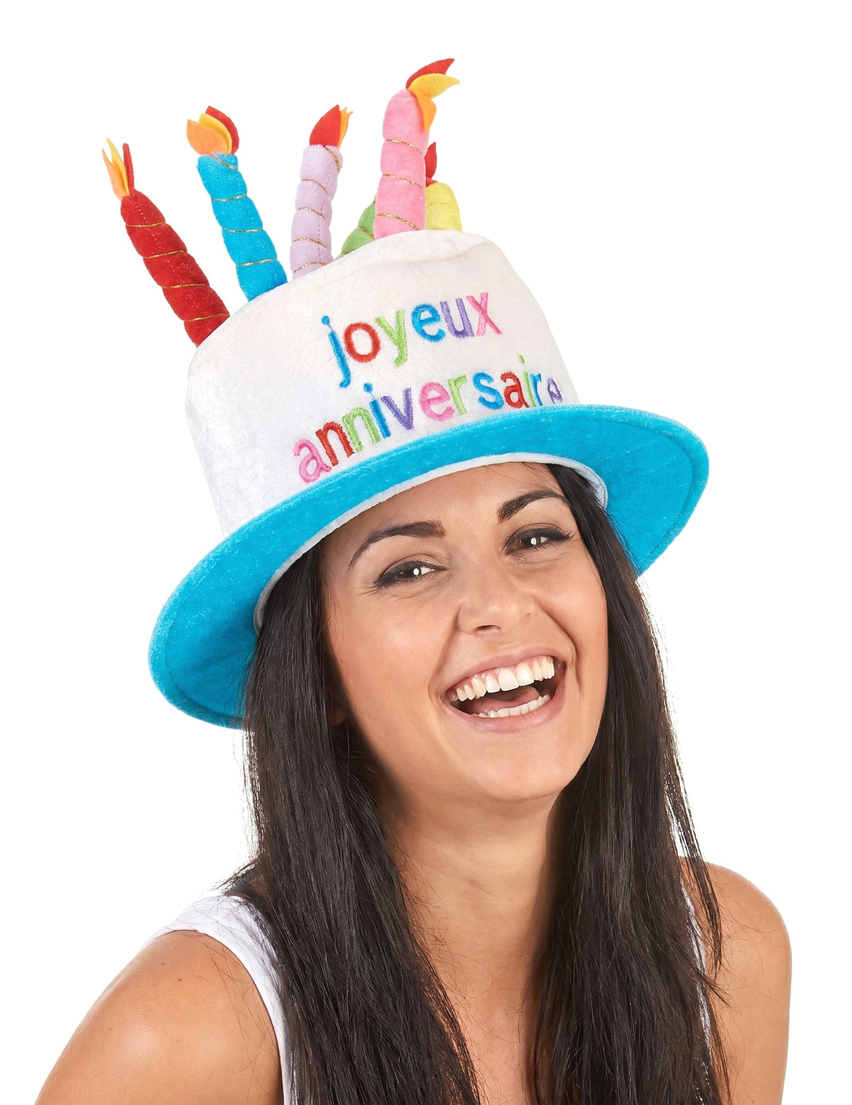 Hut Joyeux Anniversaire für Erwachsene