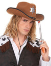 Cowboyhut Sheriff für Erwachsene braun