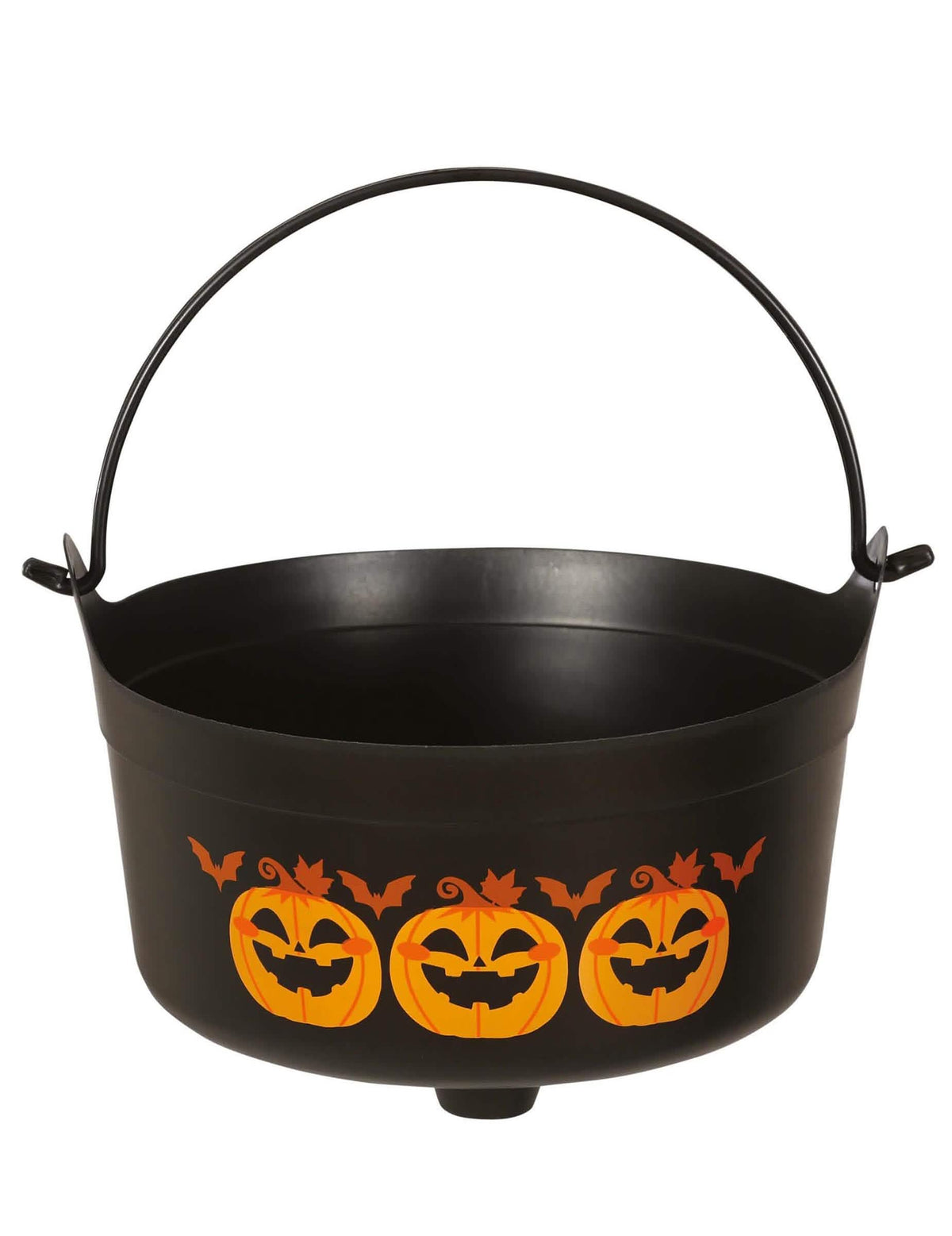 Vue d'ensemble du chaudron citrouilles Halloween