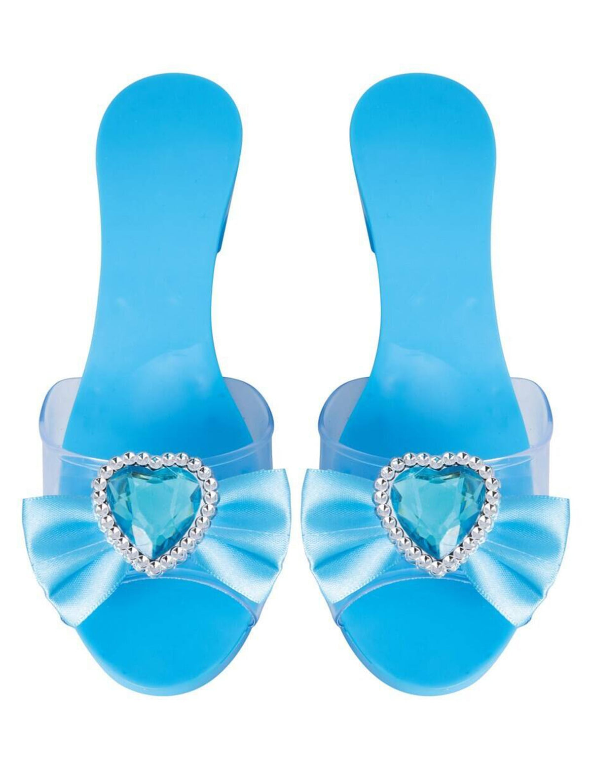 Vue de dessus des chaussures de princesse pour enfant