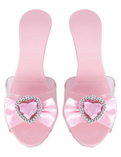 Vue de dessus des chaussures de princesse pour enfant