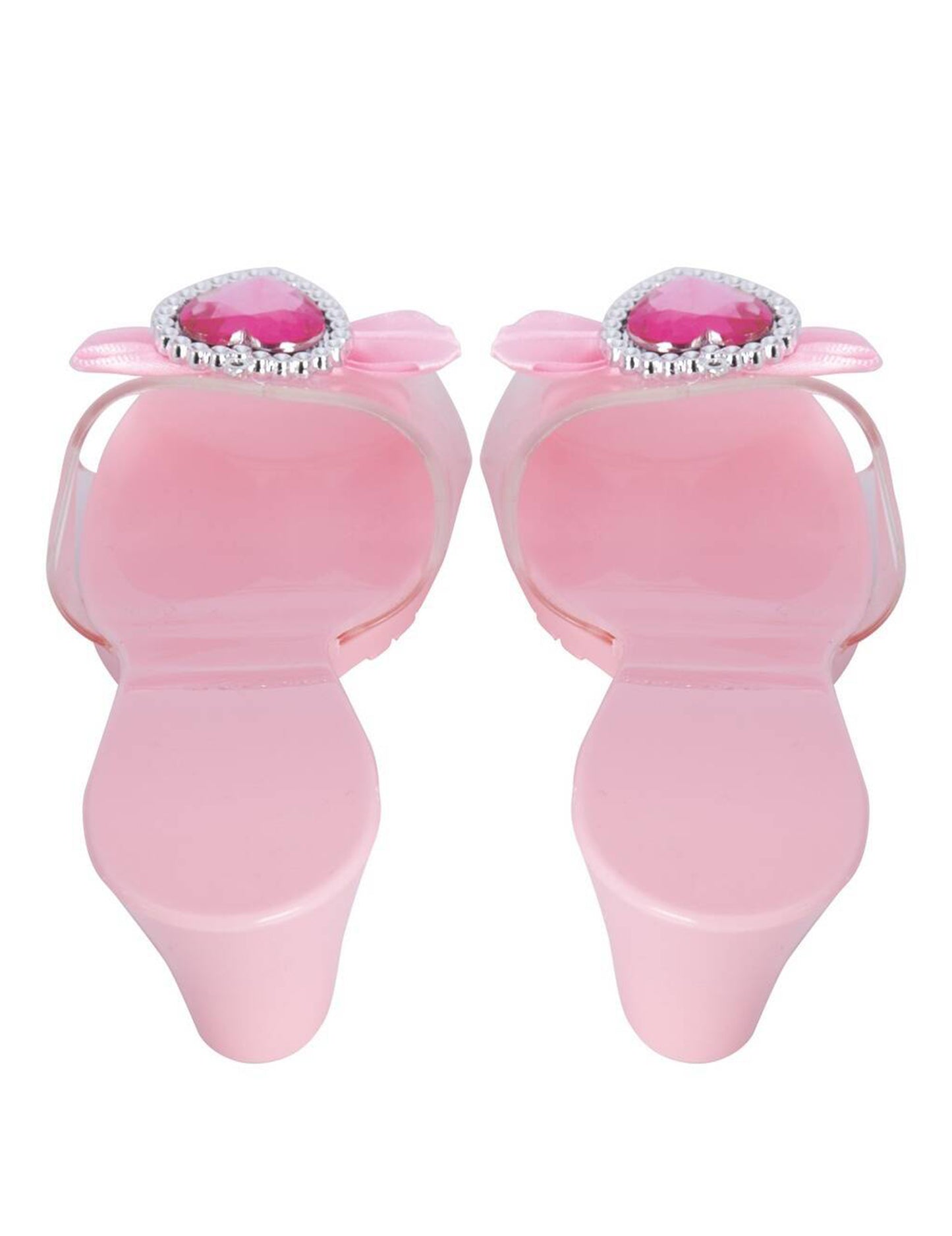 Vue arrière des chaussures de princesse pour enfant