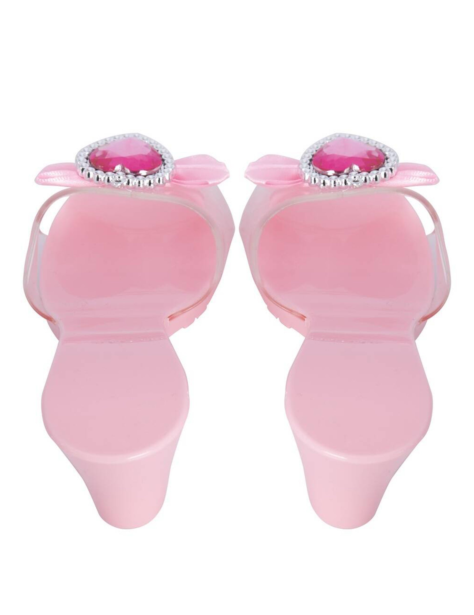 Vue arrière des chaussures de princesse pour enfant