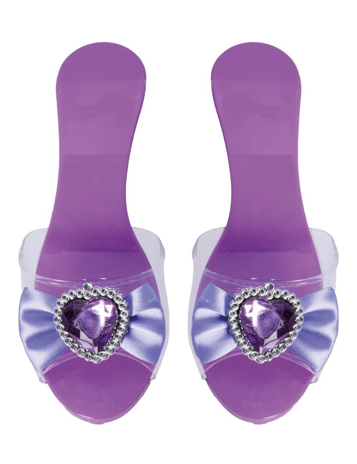 Vue de dessus des chaussures de princesse pour enfant