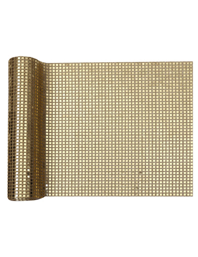 Tischläufer Discokugel Gold 27 cm x 2,5 m