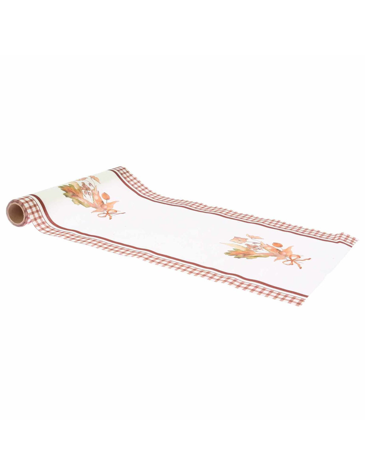 Tischläufer Herbststrauß Creme & Auburn Textil 28 cm x 3 m