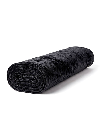TischlÃ¤ufer Samteffekt Schwarz glÃ¤nzend 28 cm x 3 m