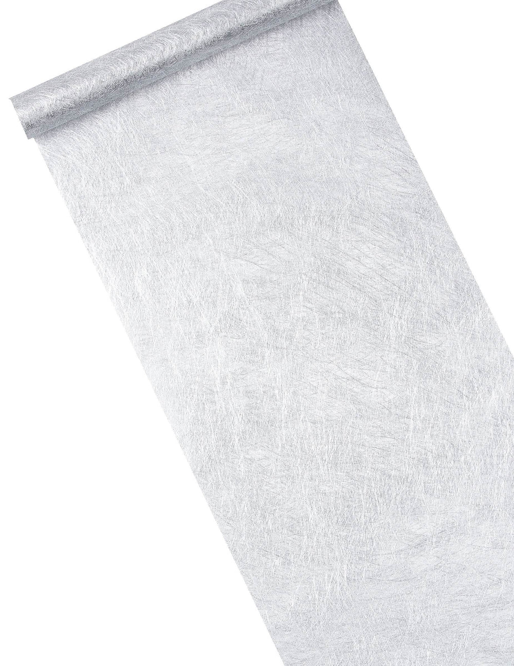 Tischläufer aus Vlies mit Metallic-Effekt für Party Grau, Silber