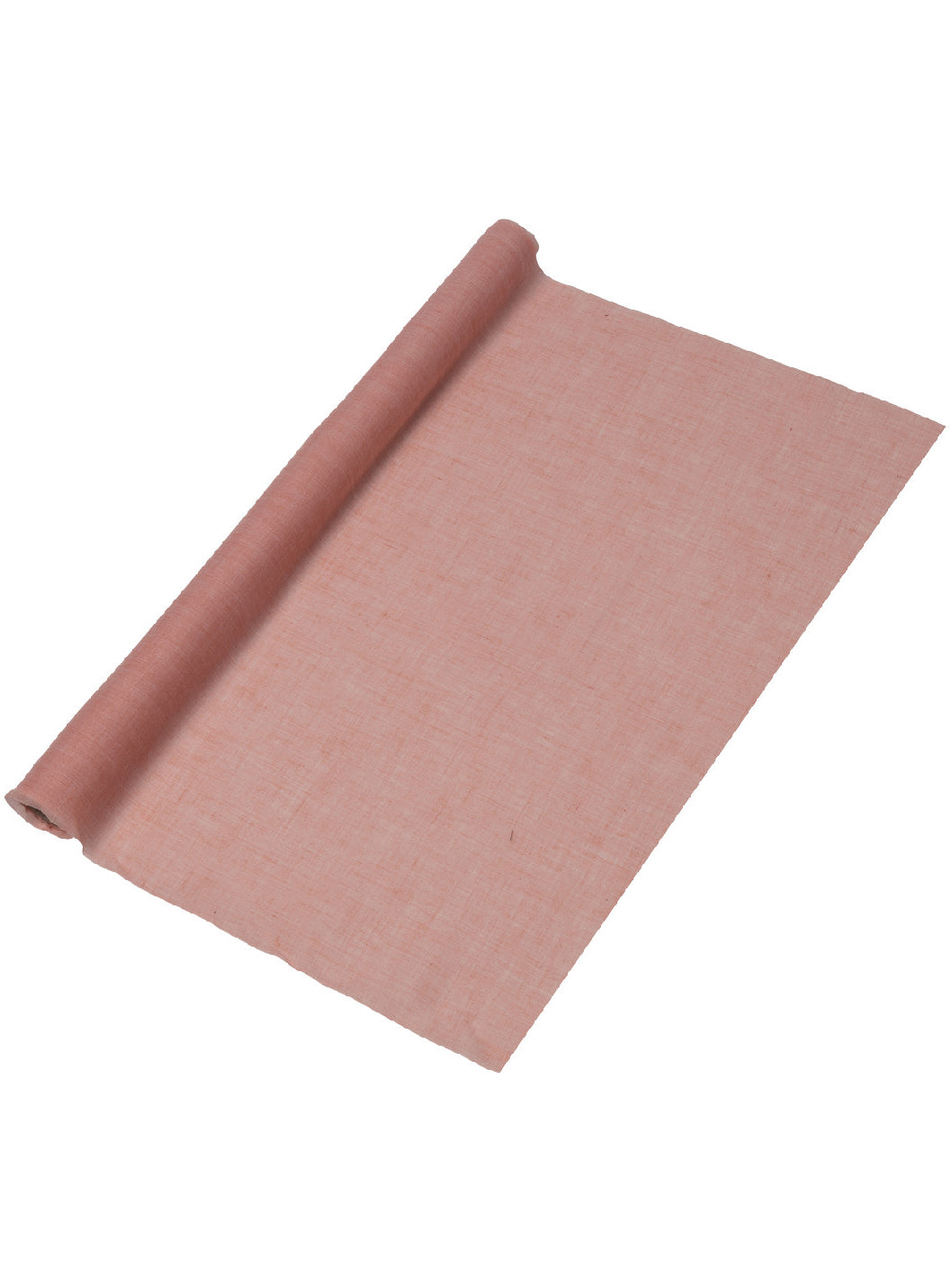 Chemin de table mousseline rose 48 cm x 5 m