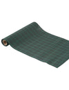 Chemin de table tartan vert en tissu