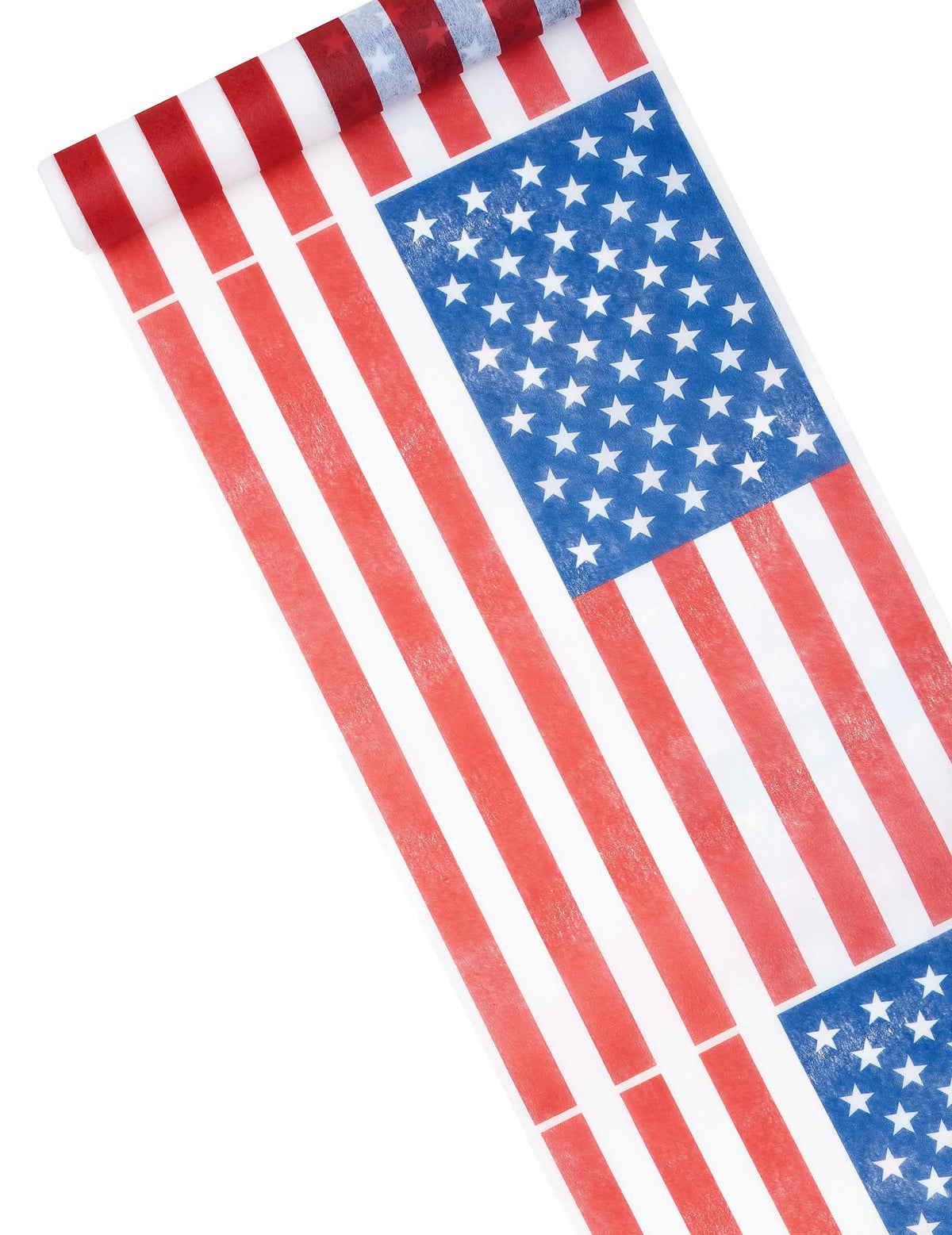 Tischläufer USA für Dekoration Vlies Blau Weiß Rot
