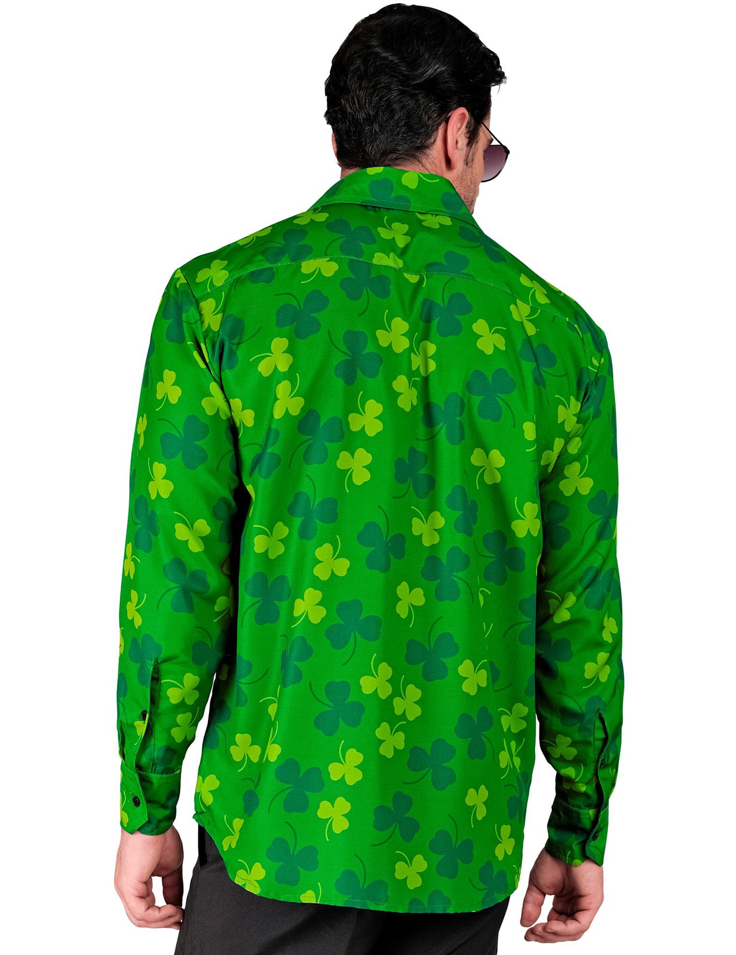 Kleeblatt Langarmshirt Herren St. Patrick's Day