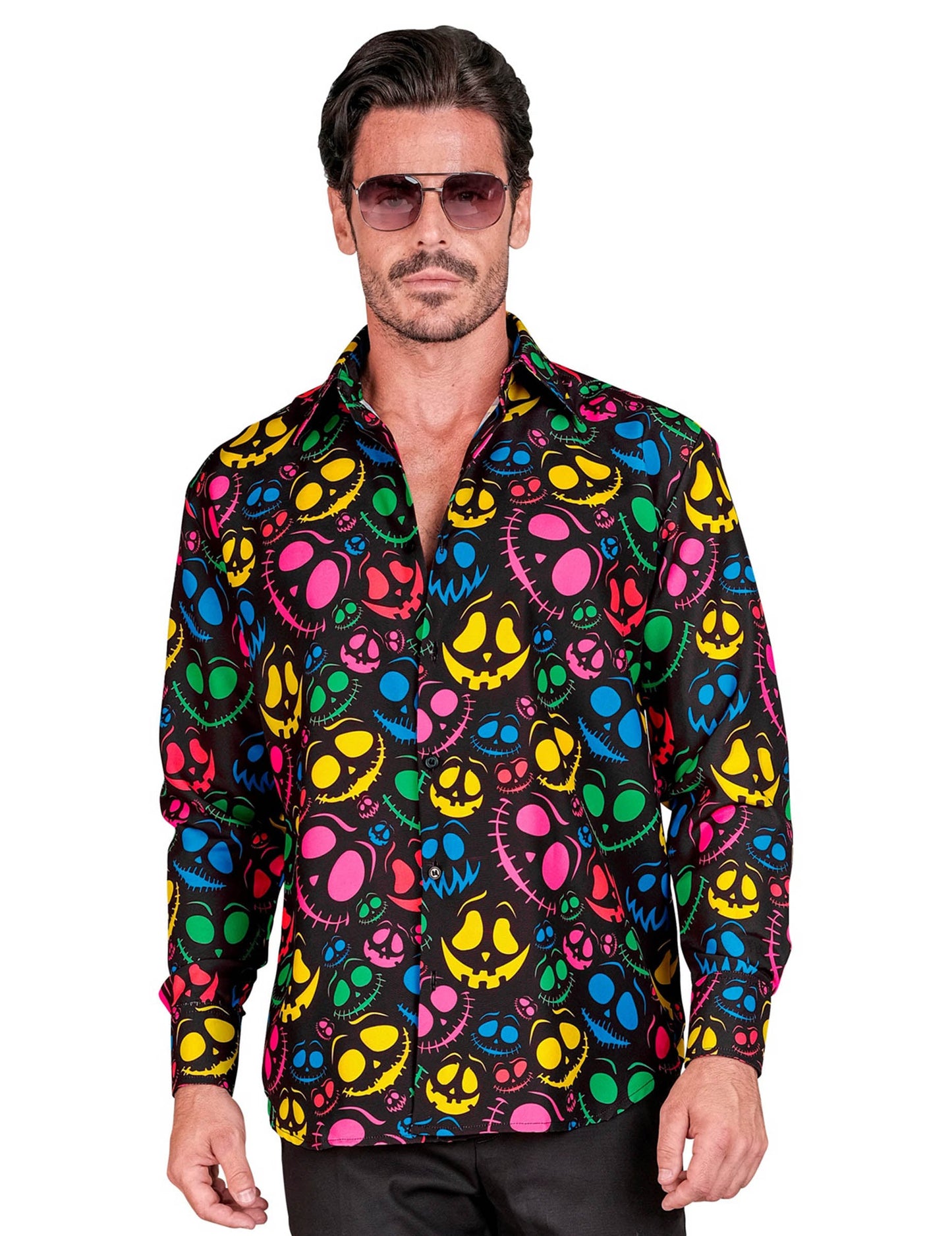 Neon Ghost Shirt für Herren
