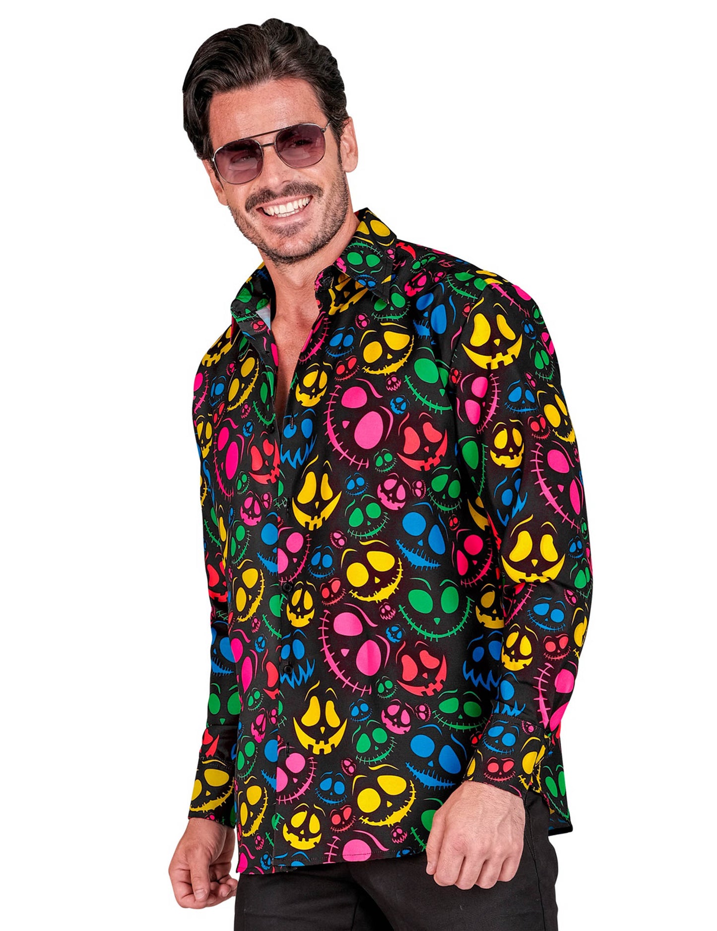 Neon Ghost Shirt für Herren