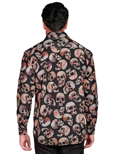 Herren Totenkopf Shirt